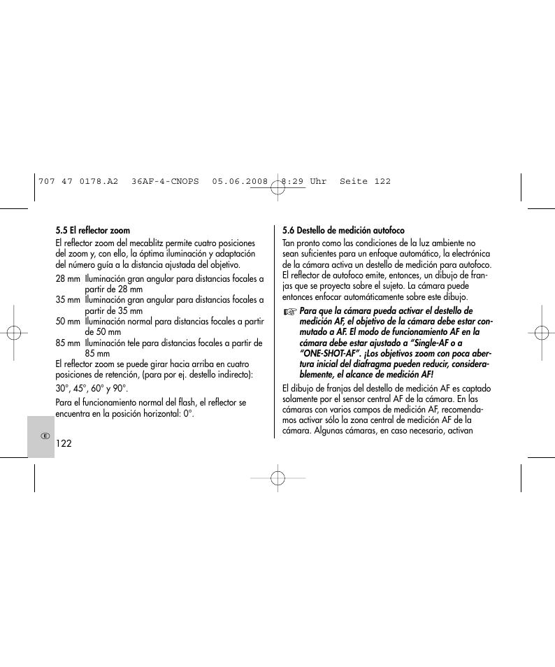 Metz 36 AF-4 O User Manual | Page 122 / 140