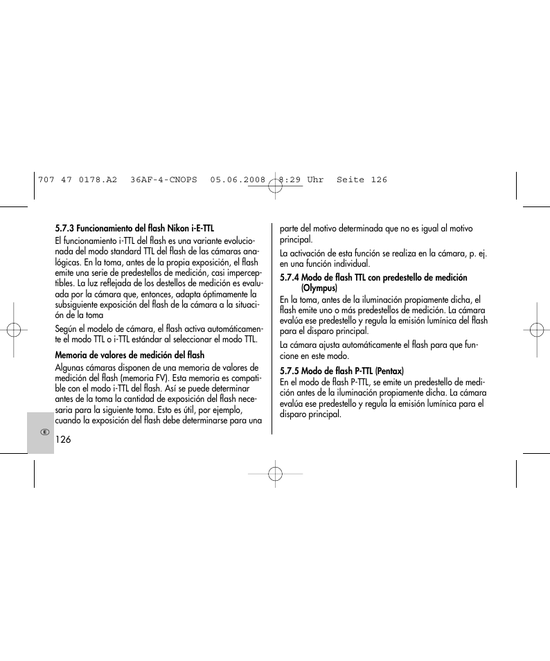 Metz 36 AF-4 O User Manual | Page 126 / 140