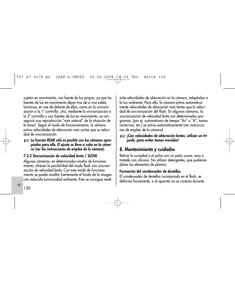Metz 36 AF-4 O User Manual | Page 130 / 140