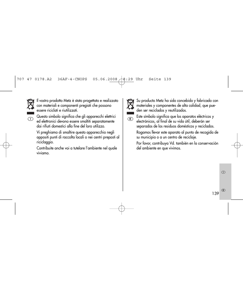 Metz 36 AF-4 O User Manual | Page 139 / 140