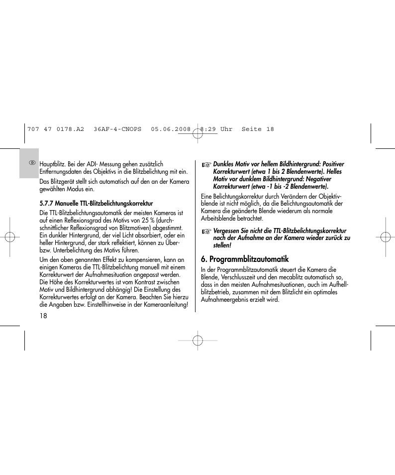 Metz 36 AF-4 O User Manual | Page 18 / 140