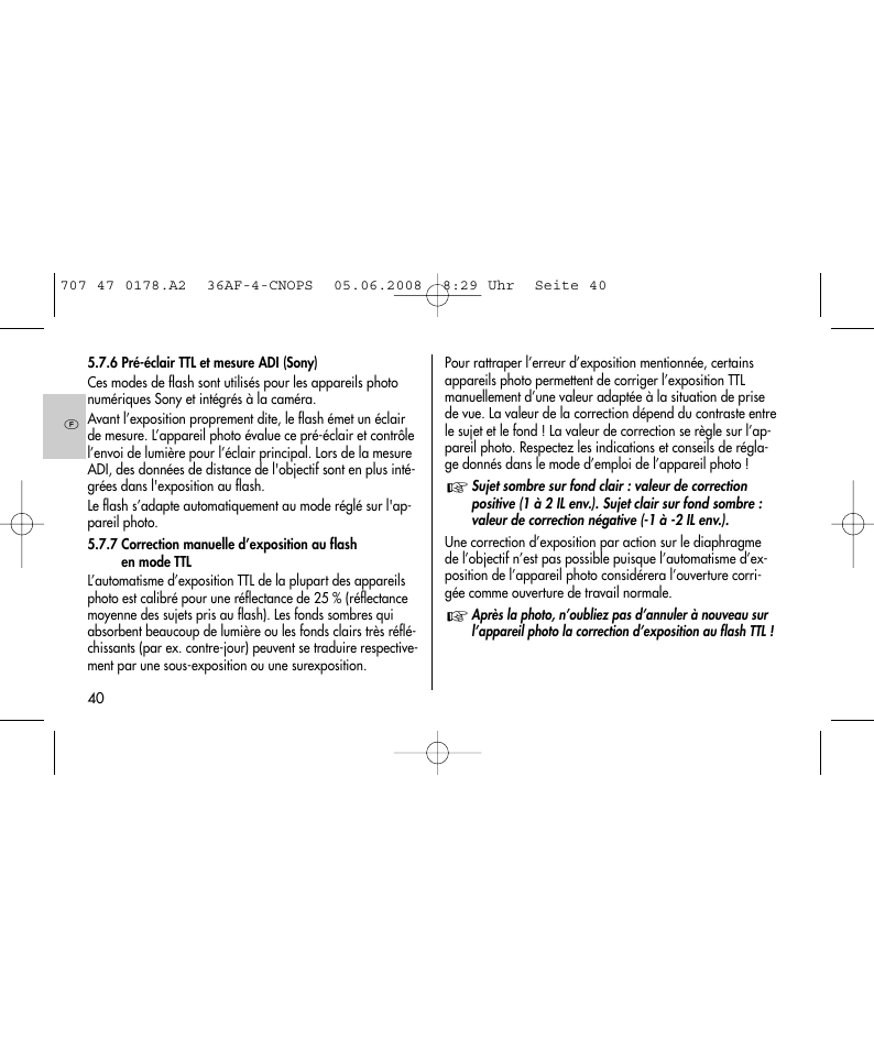 Metz 36 AF-4 O User Manual | Page 40 / 140