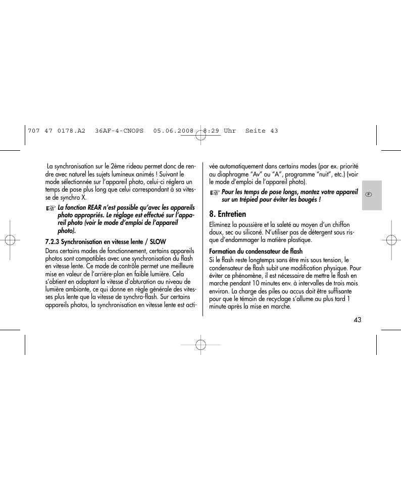Metz 36 AF-4 O User Manual | Page 43 / 140
