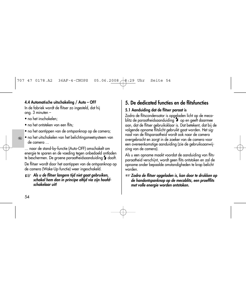 Metz 36 AF-4 O User Manual | Page 54 / 140