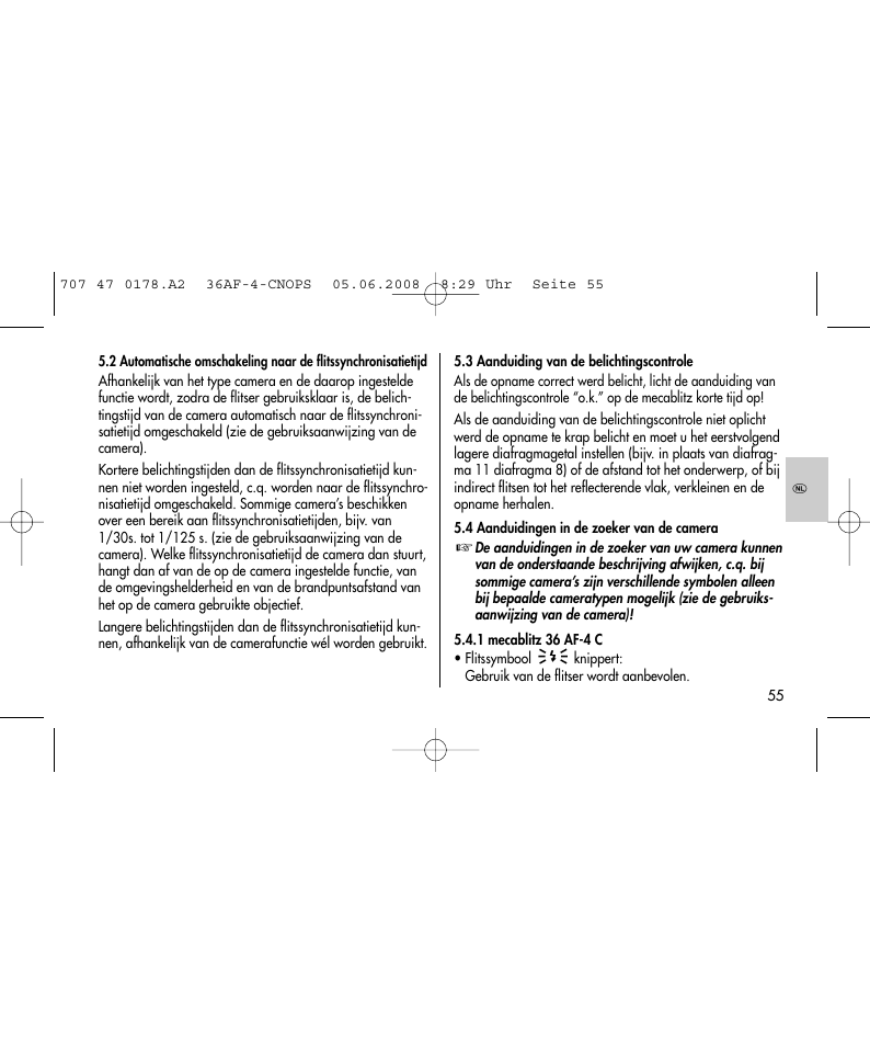 Metz 36 AF-4 O User Manual | Page 55 / 140