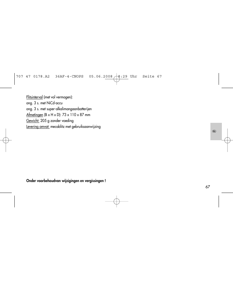 Metz 36 AF-4 O User Manual | Page 67 / 140