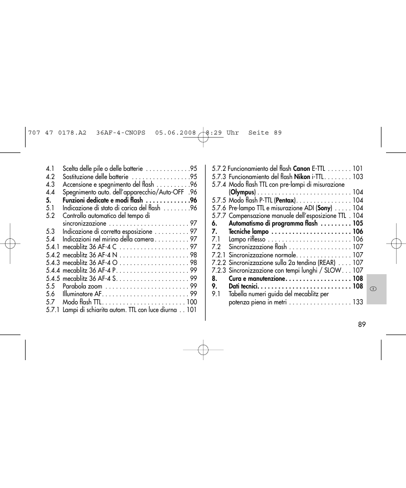 Metz 36 AF-4 O User Manual | Page 89 / 140