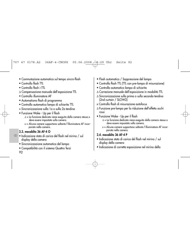 Metz 36 AF-4 O User Manual | Page 92 / 140