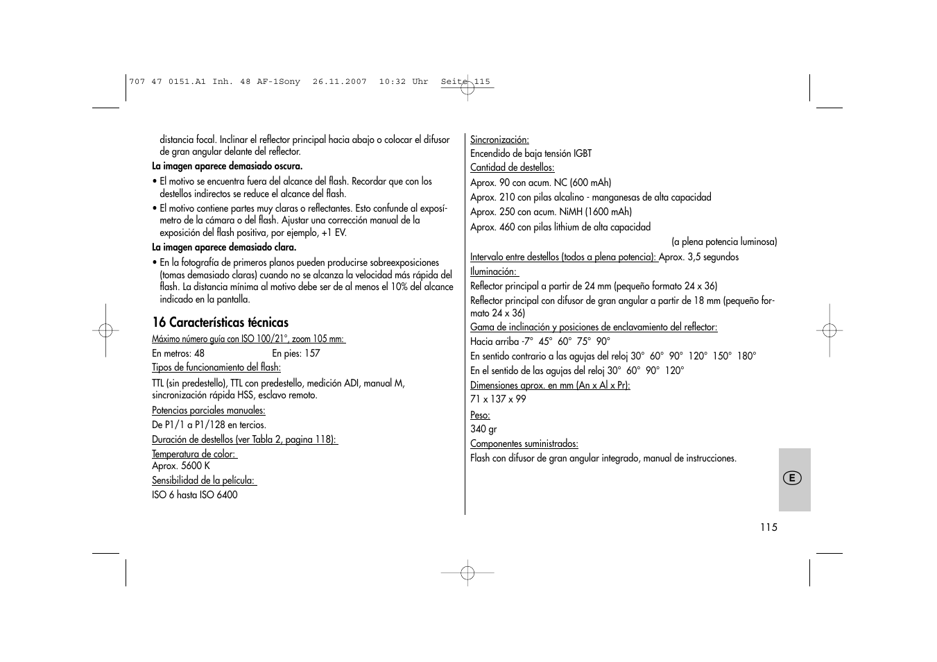 Metz 48 AF-1 User Manual | Page 115 / 124