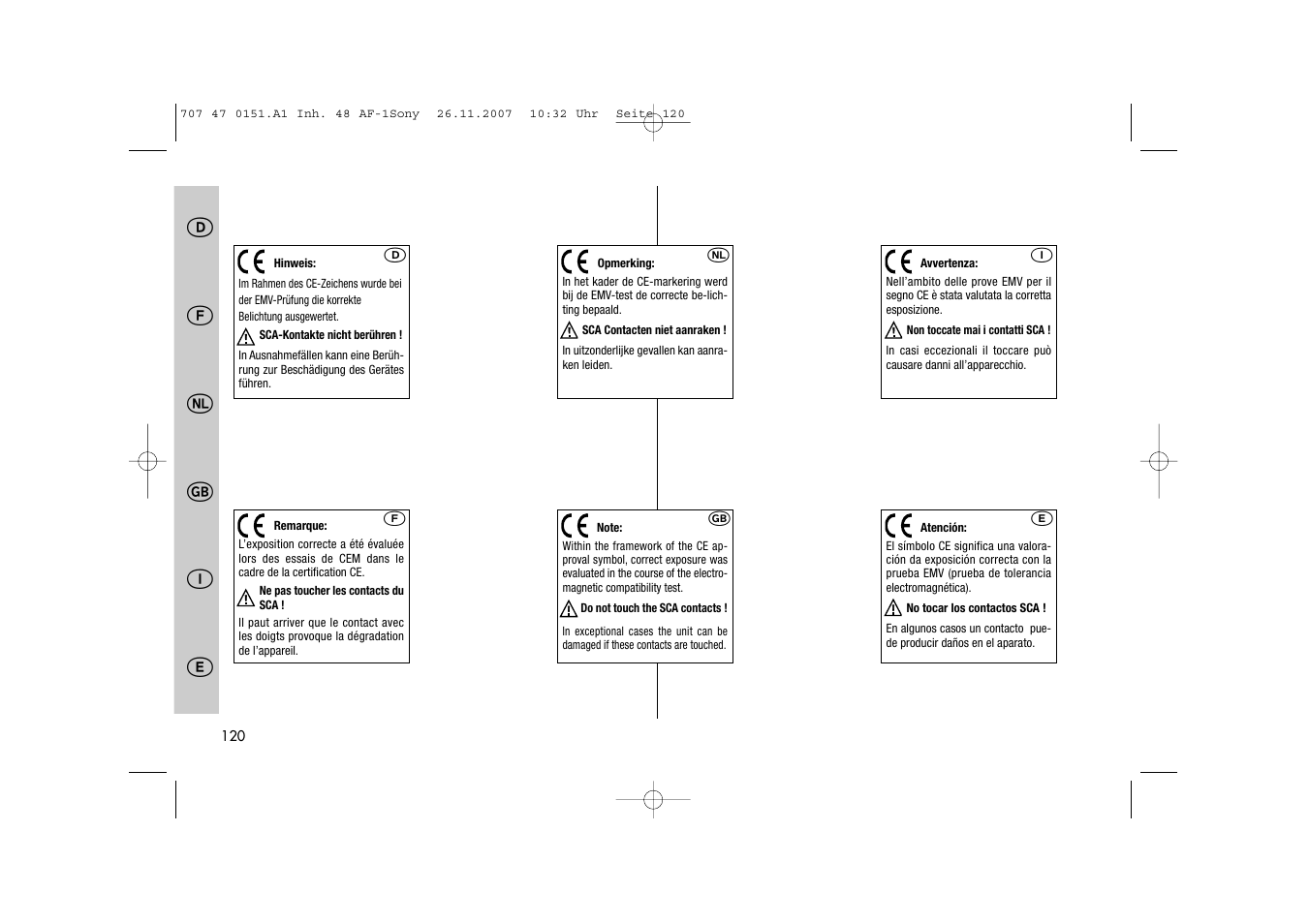 Metz 48 AF-1 User Manual | Page 120 / 124