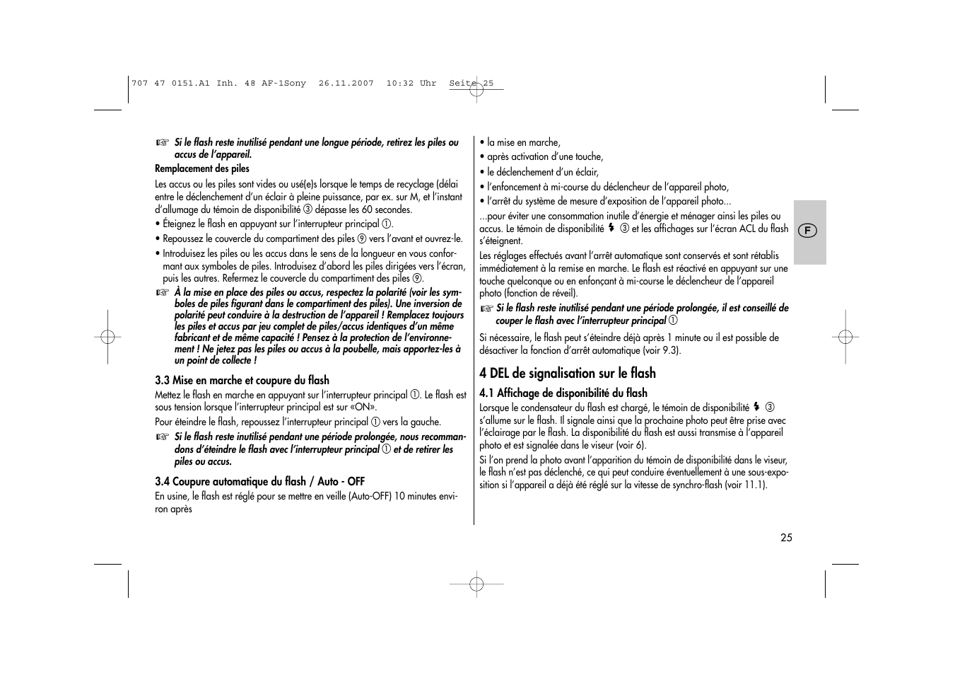 Metz 48 AF-1 User Manual | Page 25 / 124