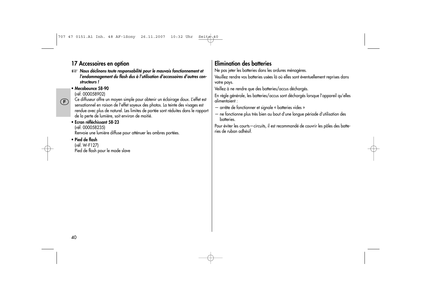 Metz 48 AF-1 User Manual | Page 40 / 124