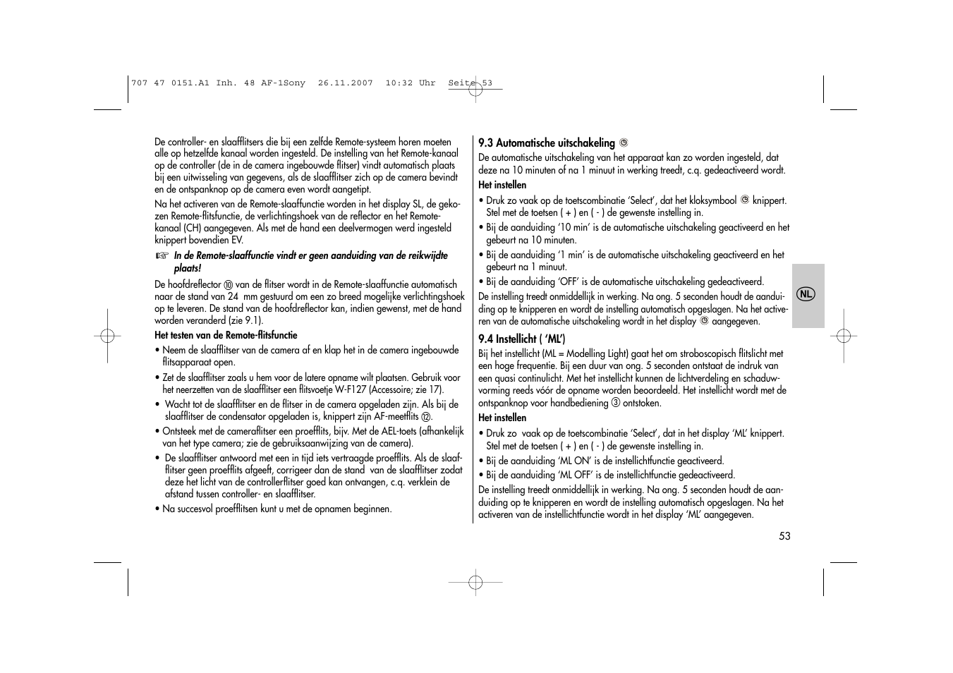 Metz 48 AF-1 User Manual | Page 53 / 124