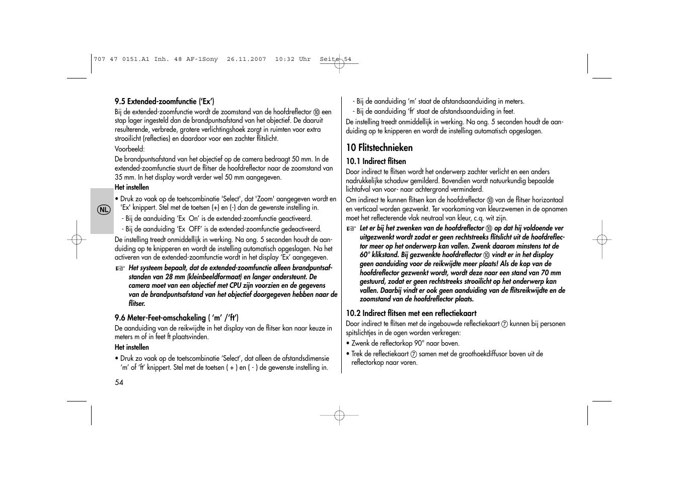 Metz 48 AF-1 User Manual | Page 54 / 124