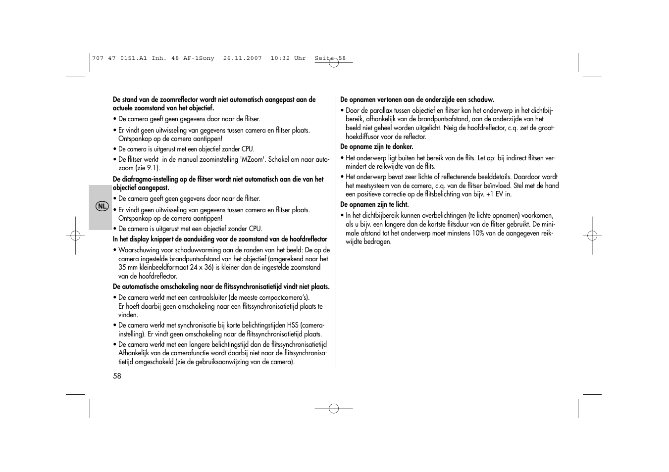Metz 48 AF-1 User Manual | Page 58 / 124