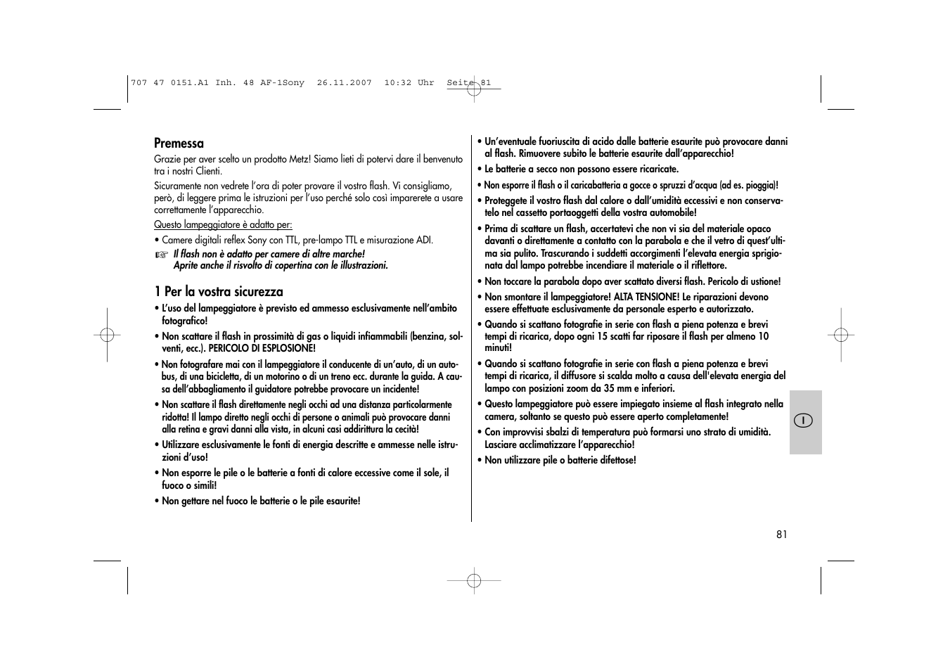 Metz 48 AF-1 User Manual | Page 81 / 124