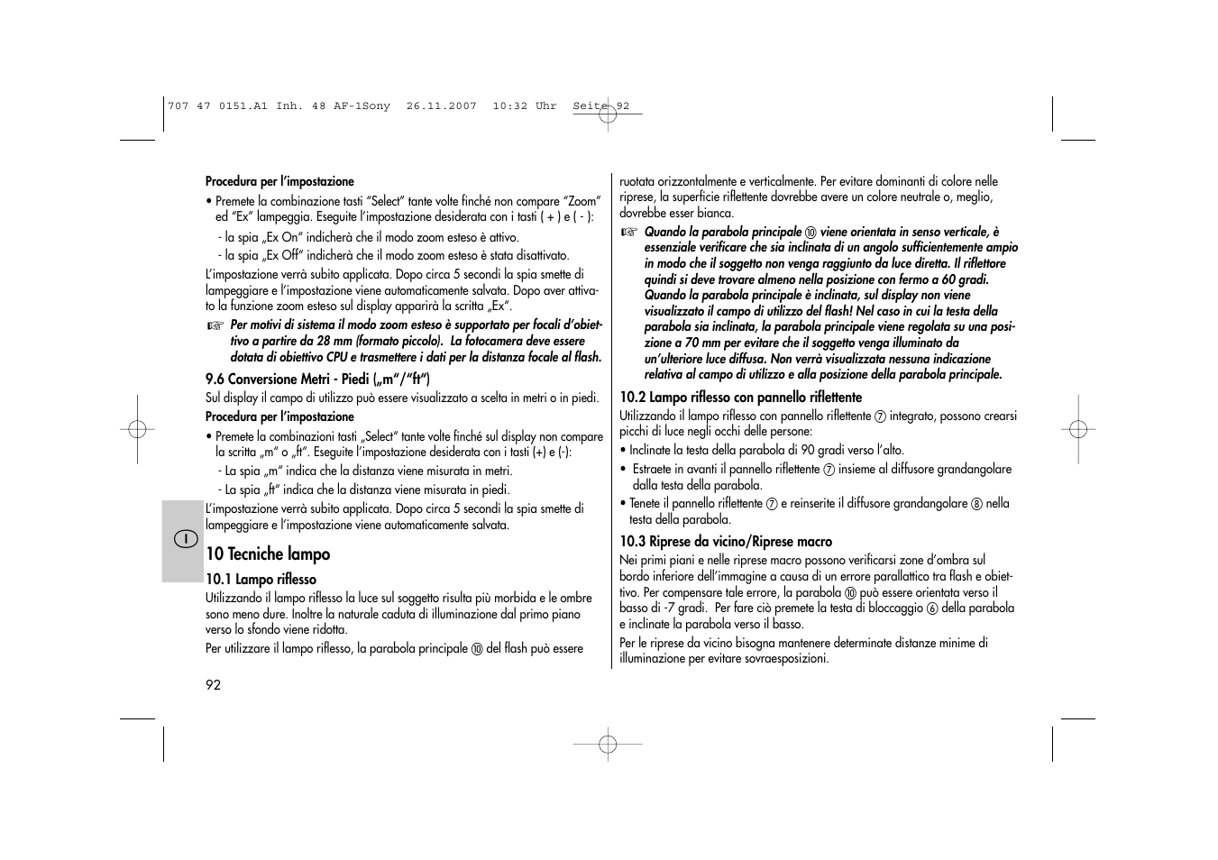 Metz 48 AF-1 User Manual | Page 92 / 124