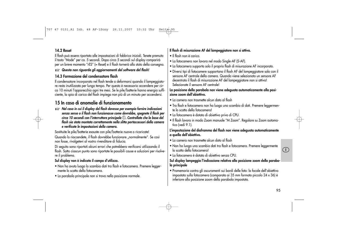 Metz 48 AF-1 User Manual | Page 95 / 124