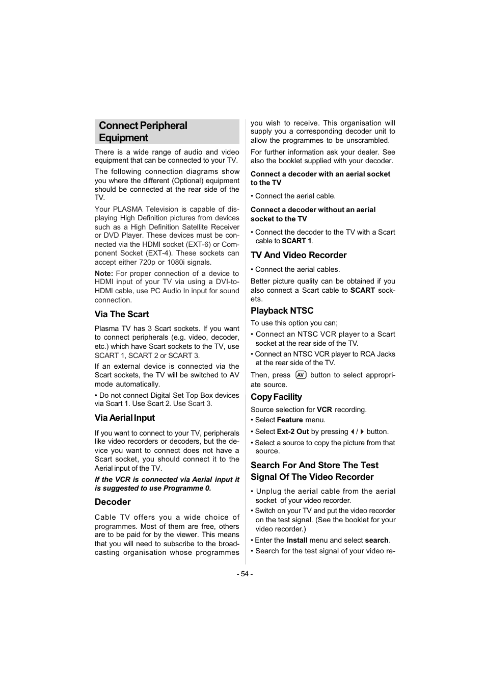 Connect peripheral equipment | Metz 42TN92 User Manual | Page 24 / 32