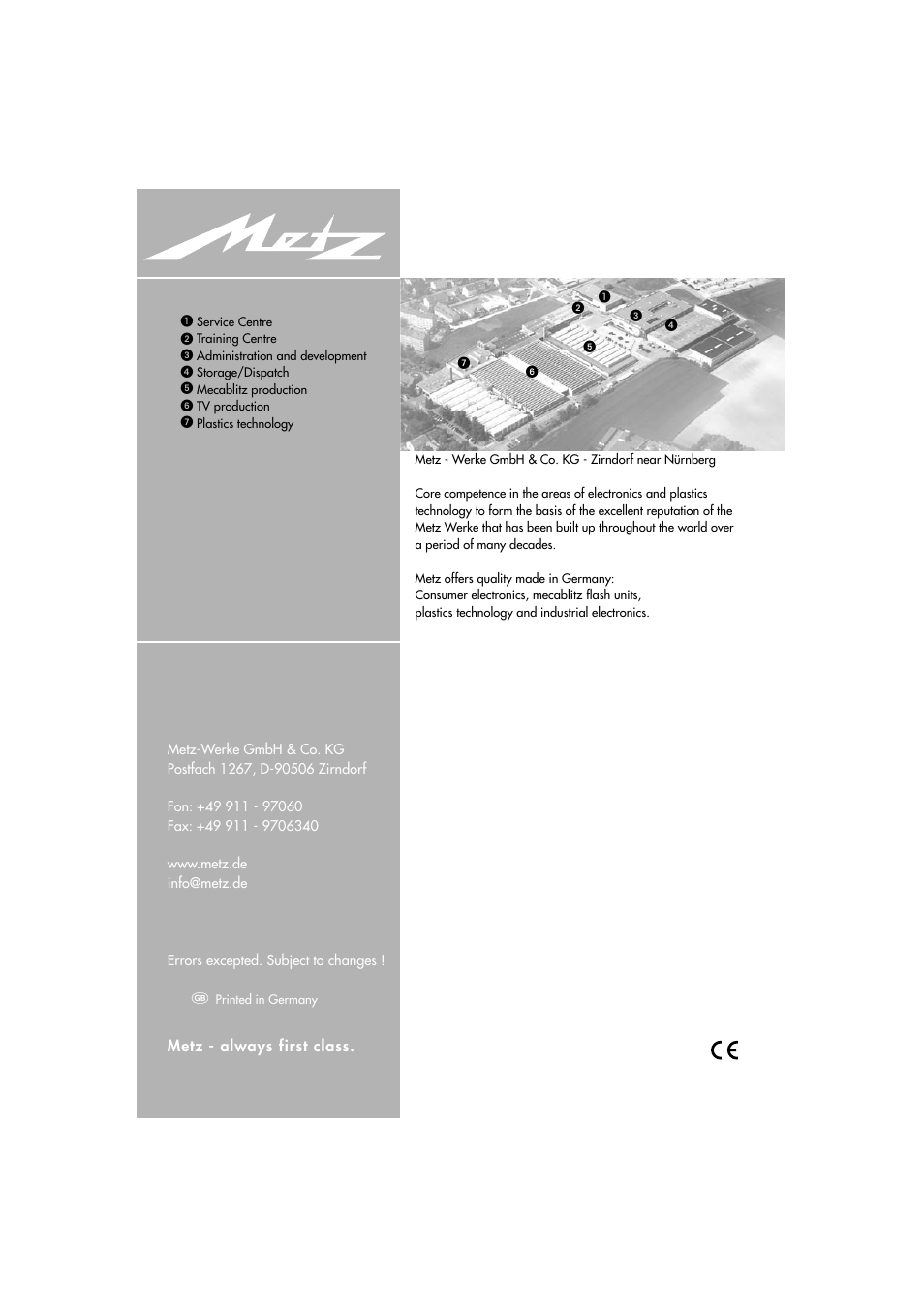 Metz 42TN92 User Manual | Page 32 / 32