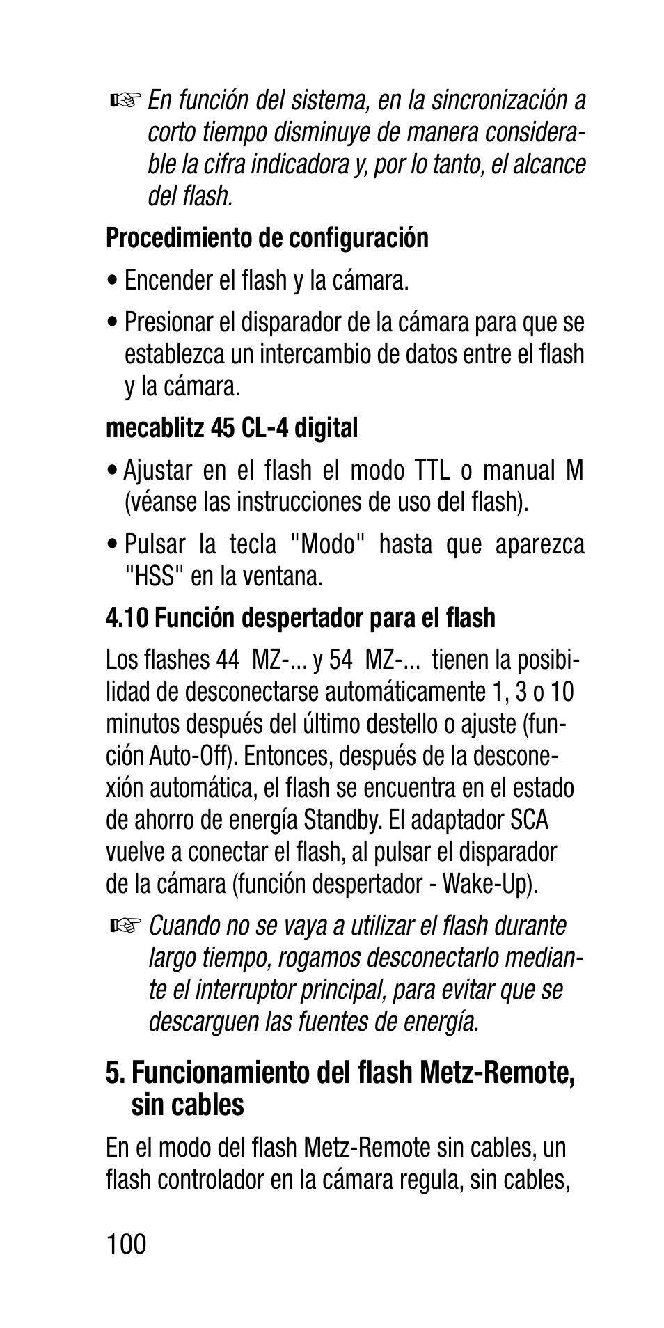 Metz SCA 3202-M User Manual | Page 100 / 112