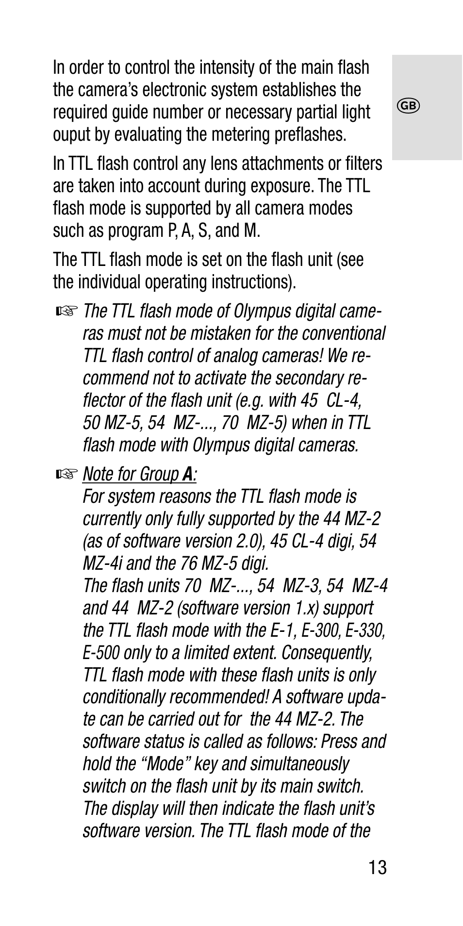 Metz SCA 3202-M User Manual | Page 13 / 112