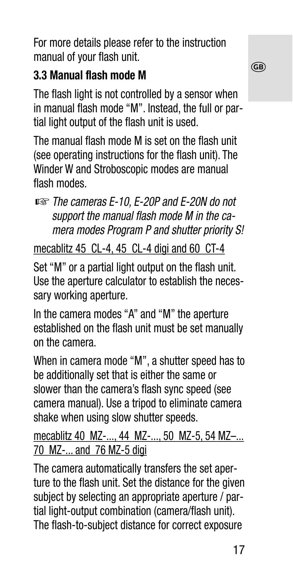 Metz SCA 3202-M User Manual | Page 17 / 112