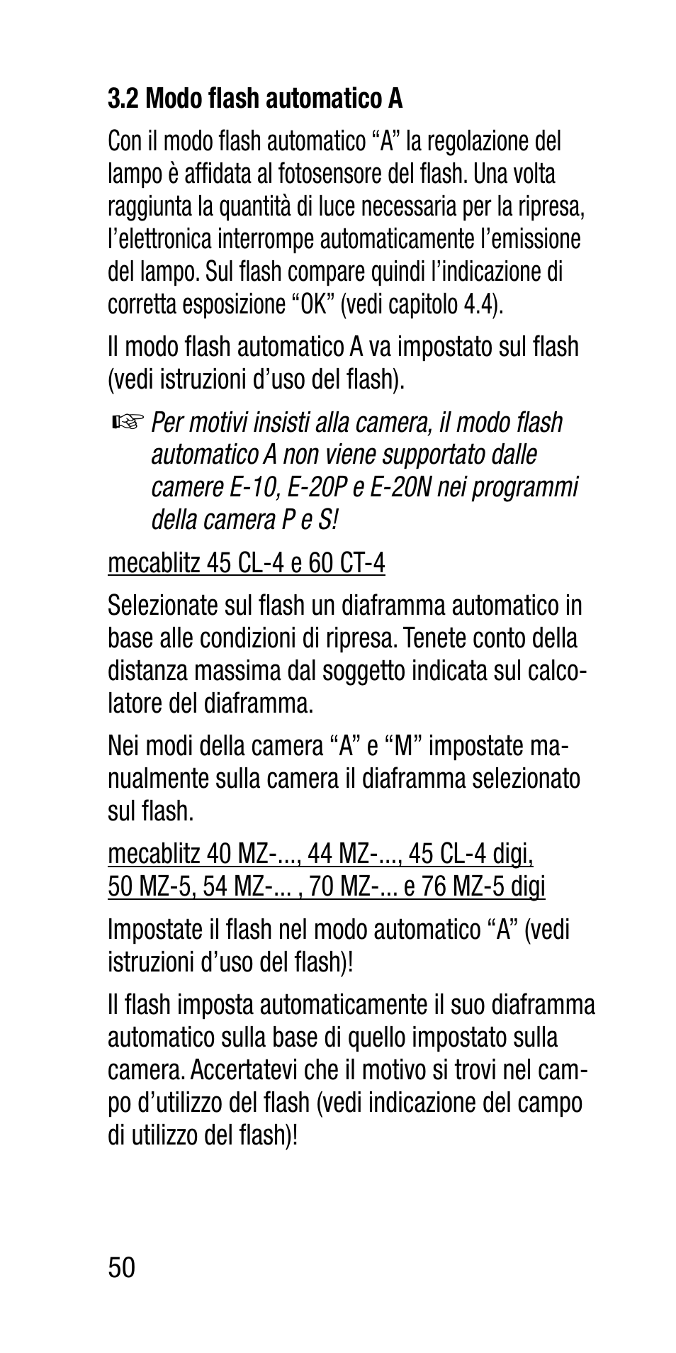 Metz SCA 3202-M User Manual | Page 50 / 112