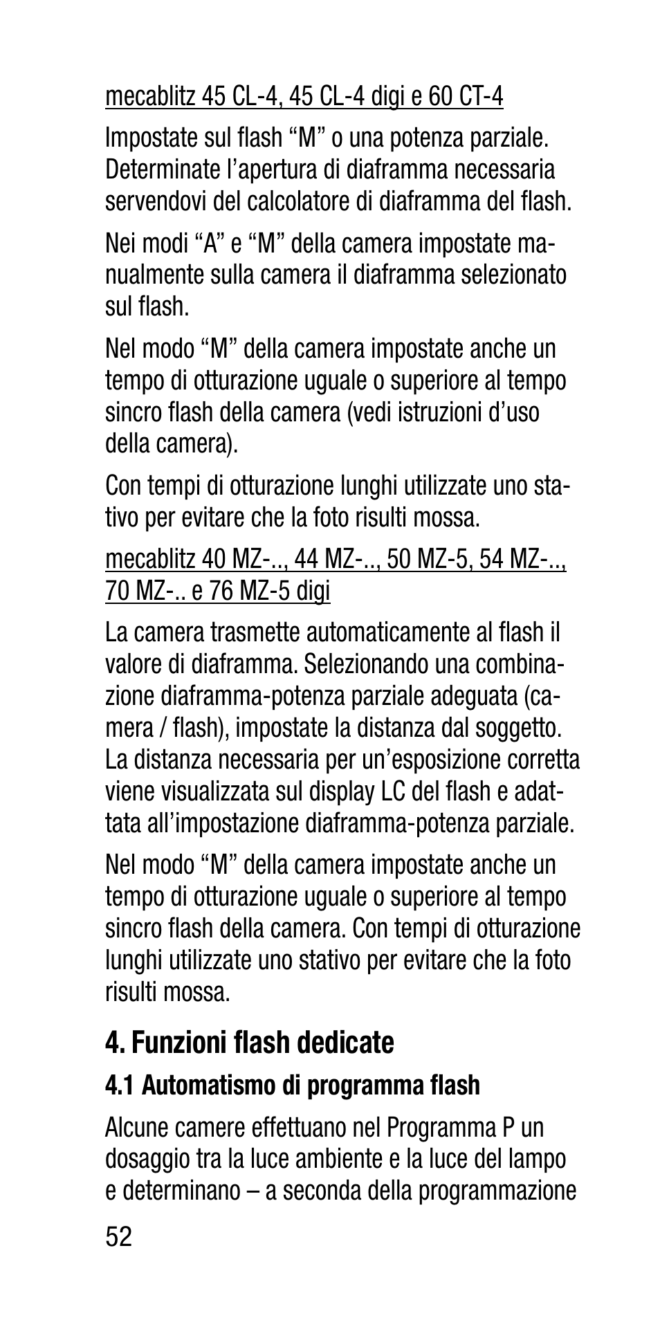 Metz SCA 3202-M User Manual | Page 52 / 112