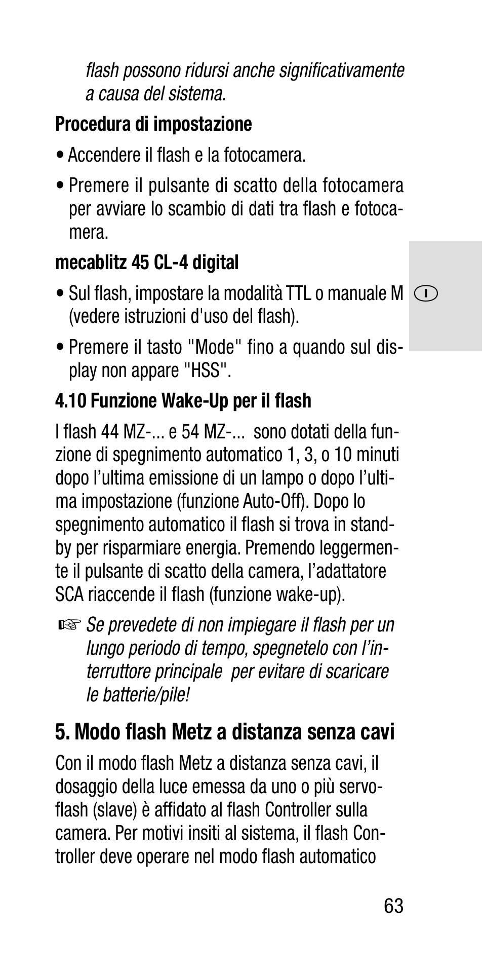 Metz SCA 3202-M User Manual | Page 63 / 112