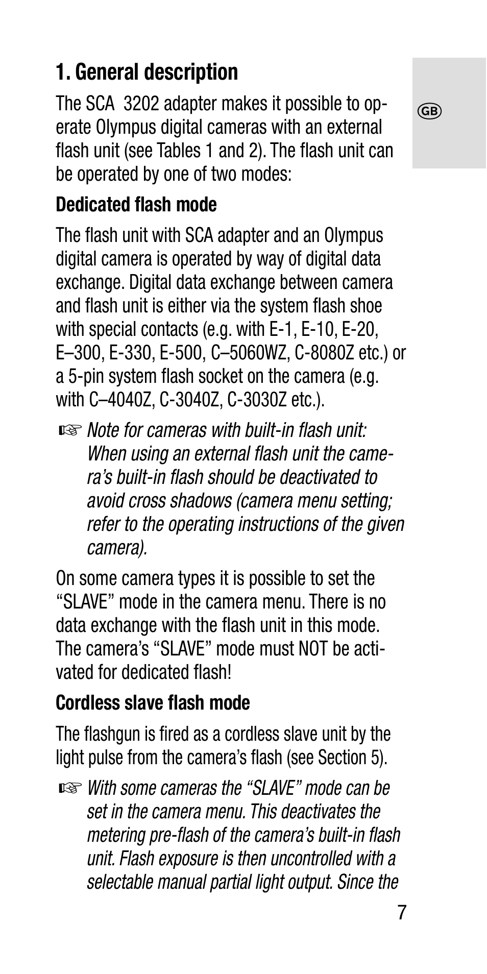 Metz SCA 3202-M User Manual | Page 7 / 112