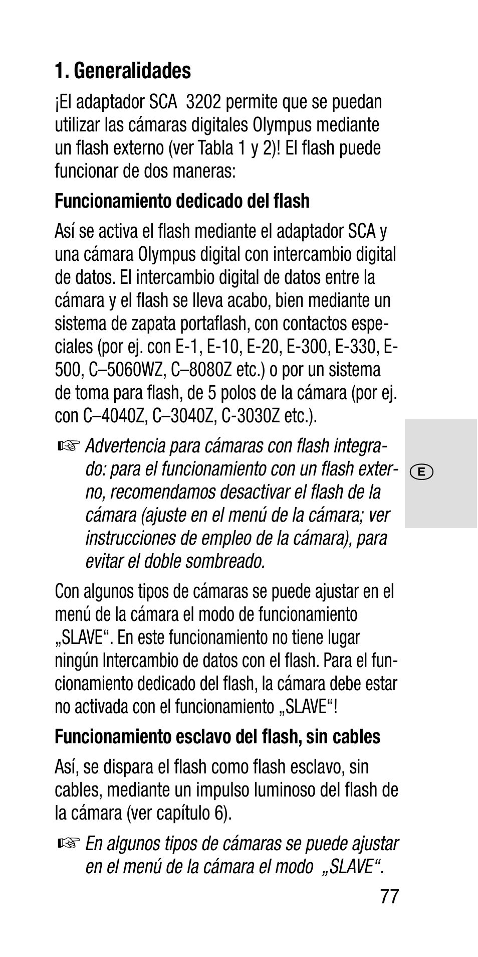 Metz SCA 3202-M User Manual | Page 77 / 112