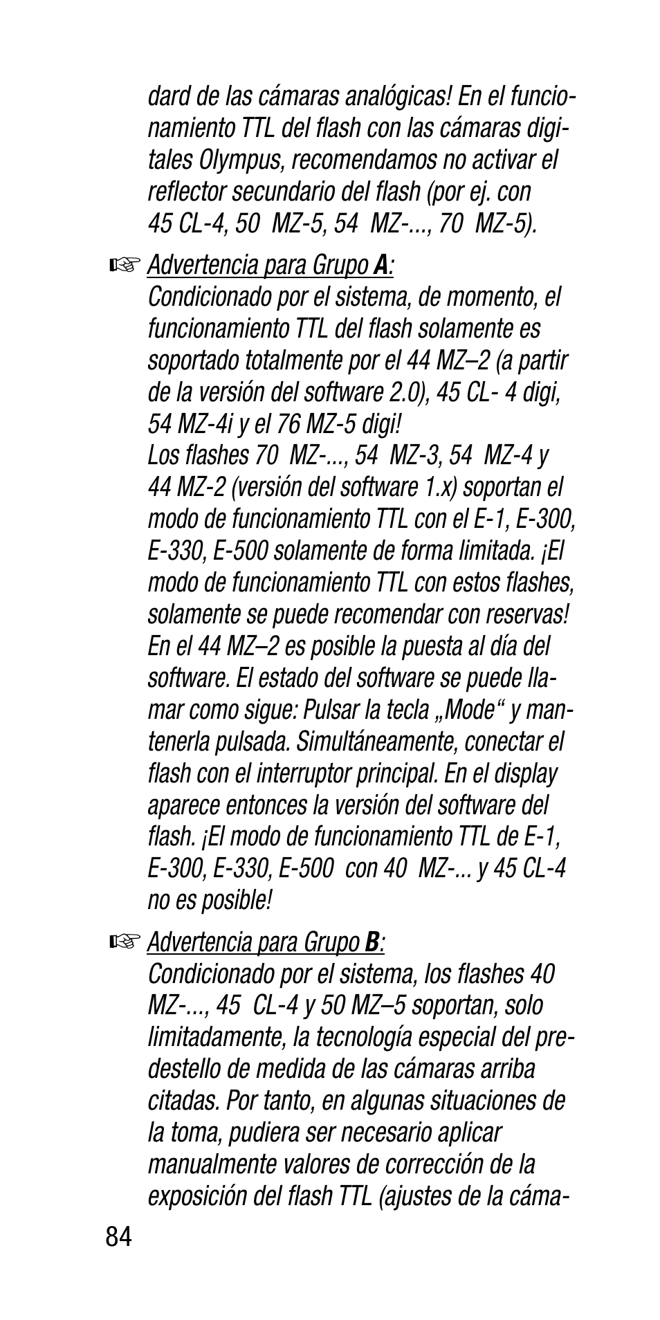 Metz SCA 3202-M User Manual | Page 84 / 112