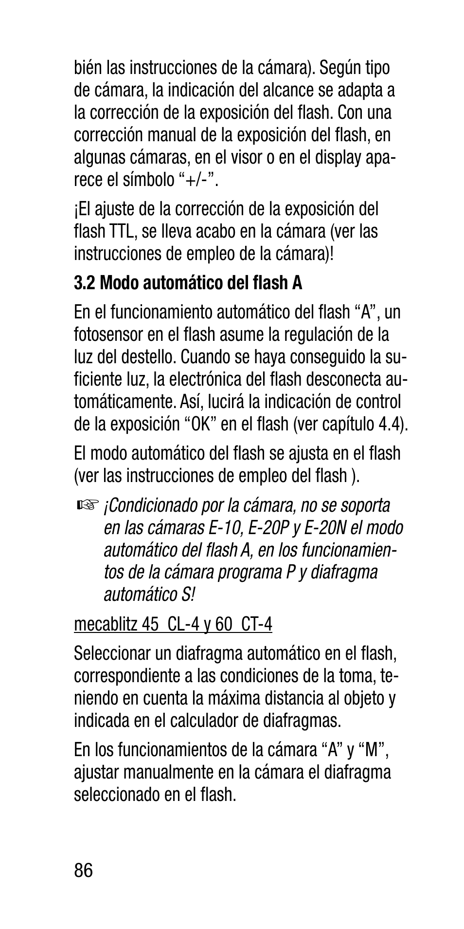 Metz SCA 3202-M User Manual | Page 86 / 112