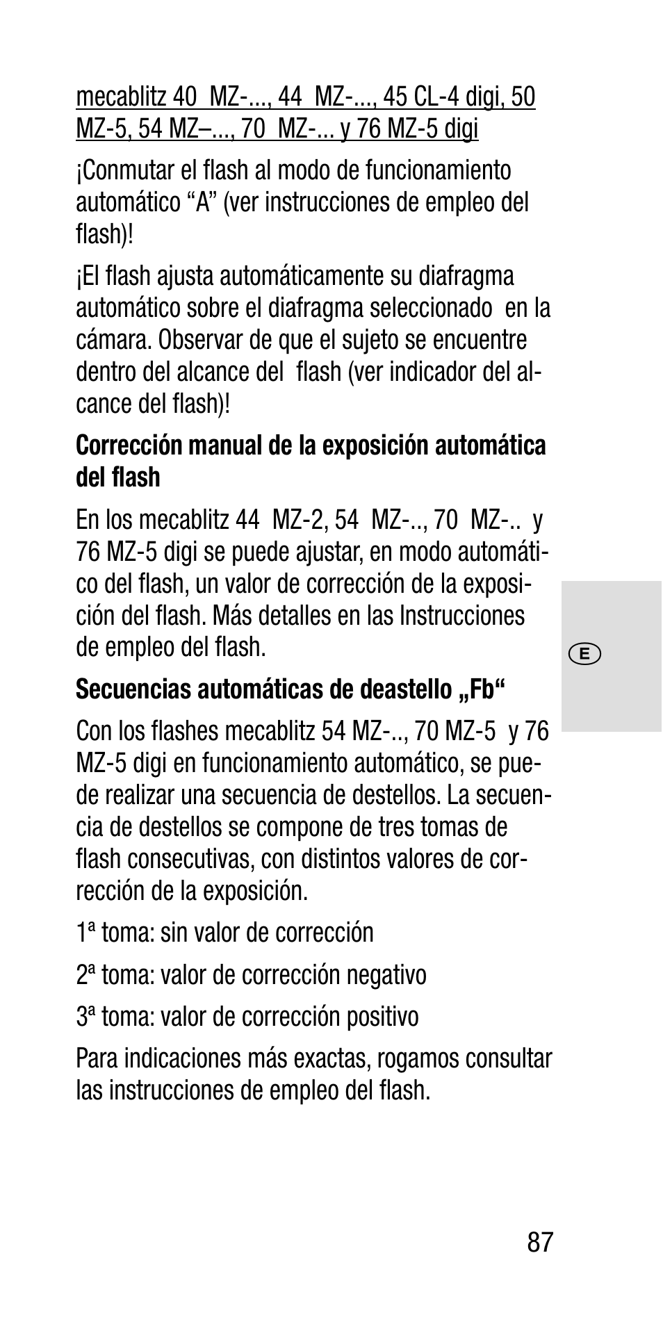 Metz SCA 3202-M User Manual | Page 87 / 112