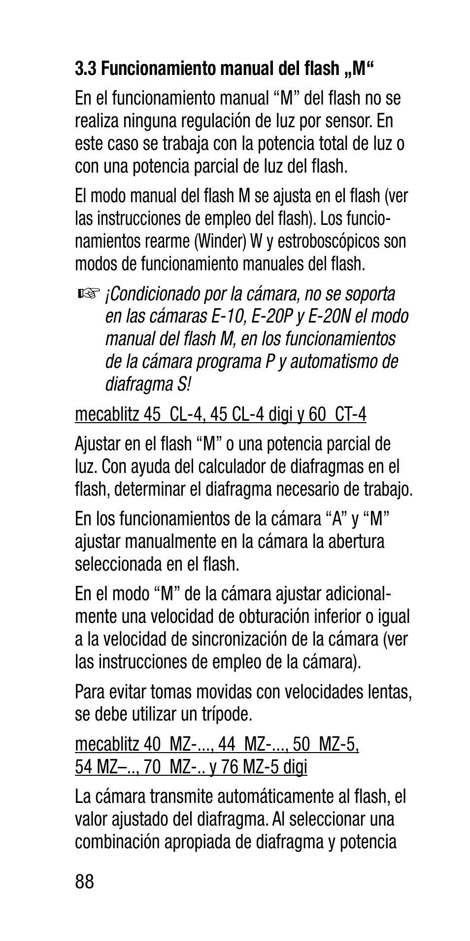 Metz SCA 3202-M User Manual | Page 88 / 112