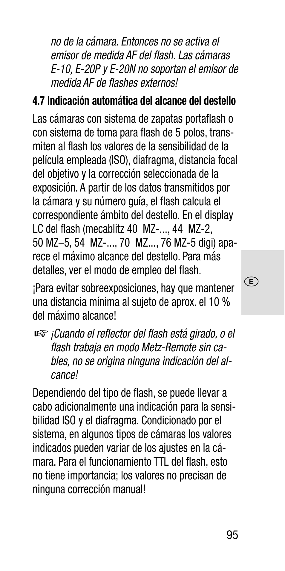 Metz SCA 3202-M User Manual | Page 95 / 112