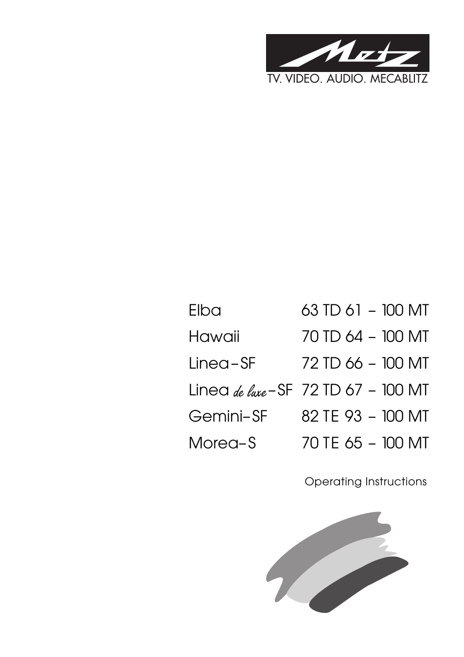 Metz Elba 63 TD 61 - 100 MT User Manual | 56 pages