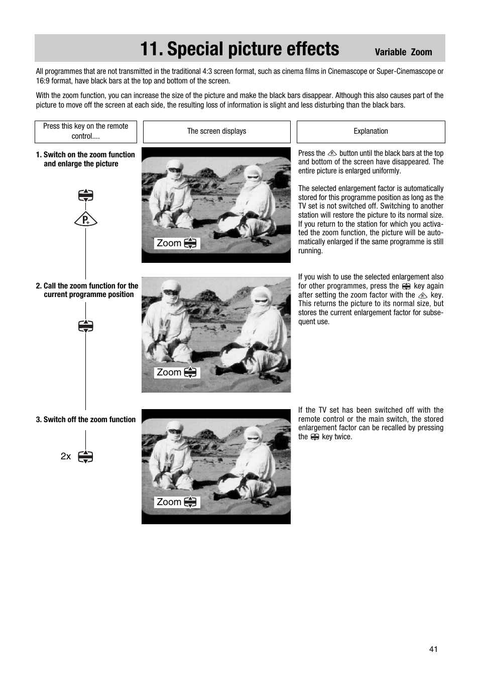 Special picture effects | Metz 63 TF 51 User Manual | Page 41 / 54