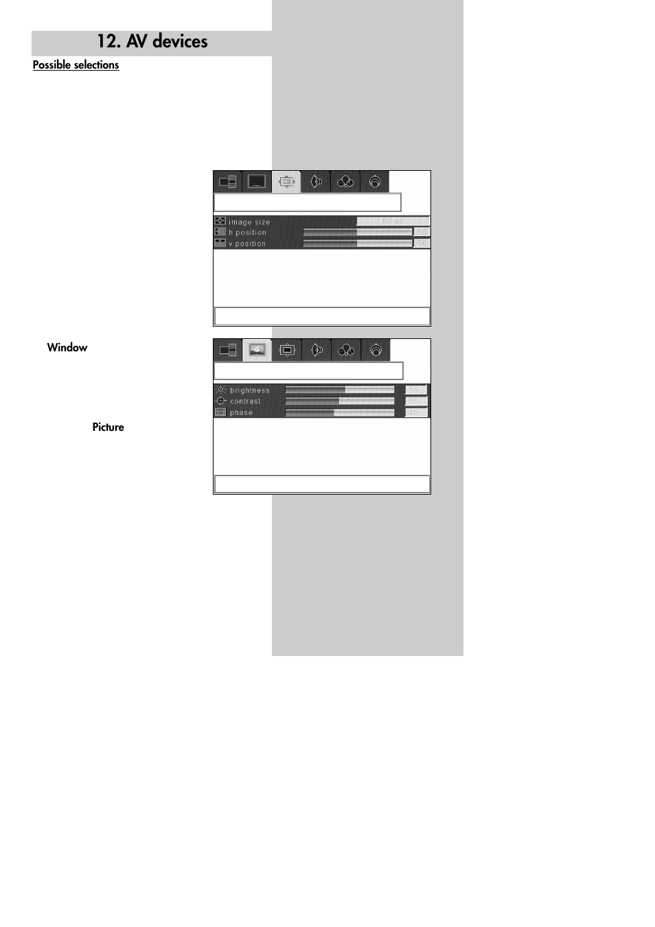 Av devices | Metz 30 LCD-TV PIP User Manual | Page 31 / 48
