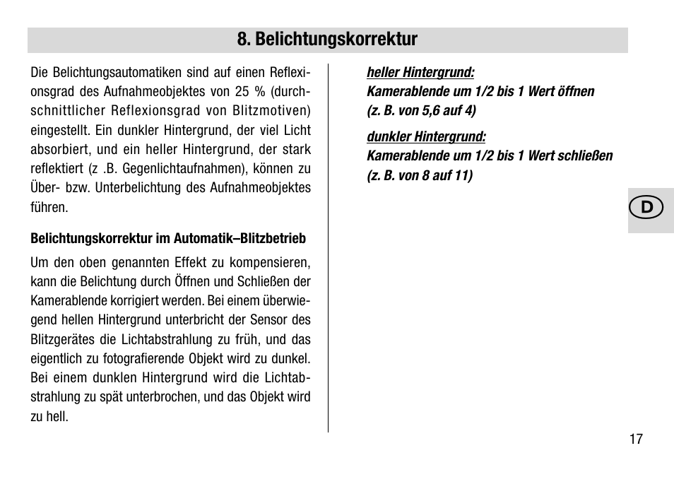 Metz 28 C-2 User Manual | Page 17 / 80