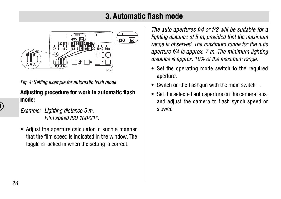 Automatic flash mode | Metz 28 C-2 User Manual | Page 28 / 80