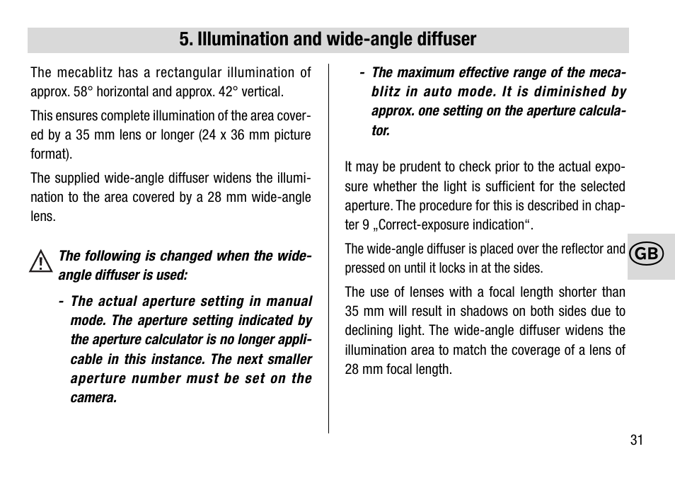 Metz 28 C-2 User Manual | Page 31 / 80