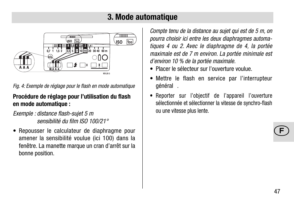 Mode automatique | Metz 28 C-2 User Manual | Page 47 / 80