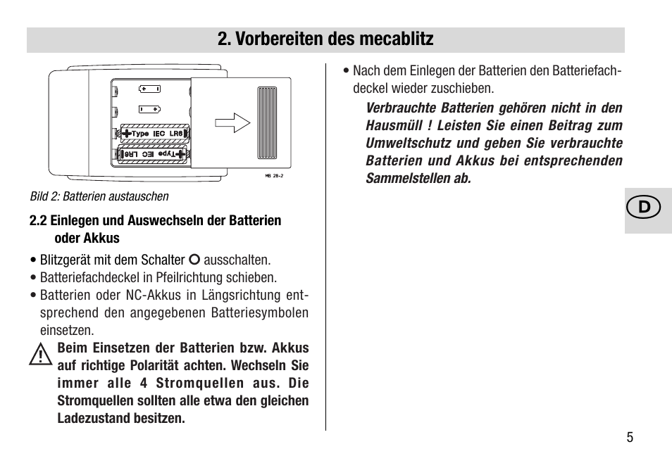 Metz 28 C-2 User Manual | Page 5 / 80