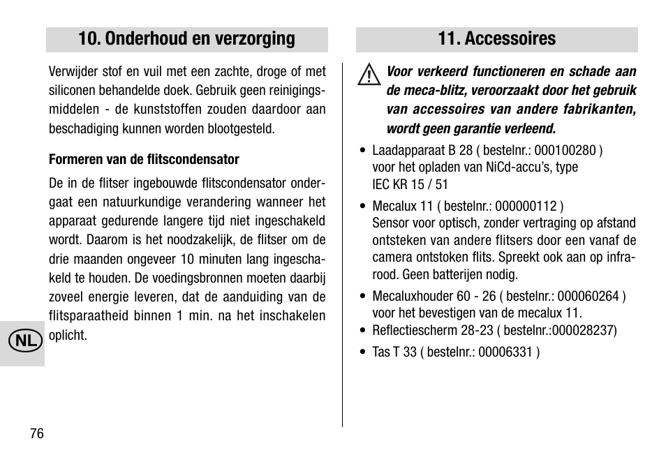 Metz 28 C-2 User Manual | Page 76 / 80