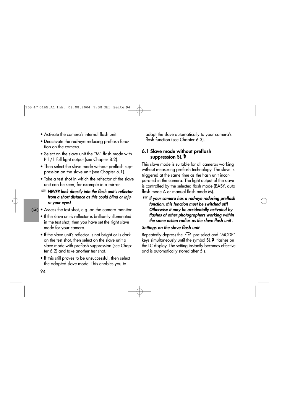 Metz 28 CS-2 User Manual | Page 10 / 33