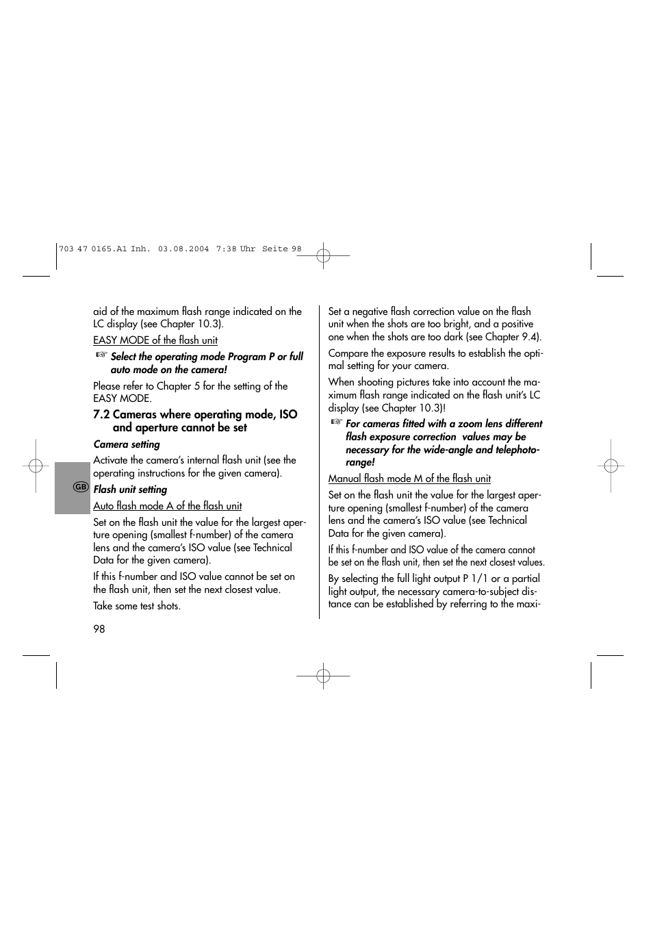 Metz 28 CS-2 User Manual | Page 14 / 33