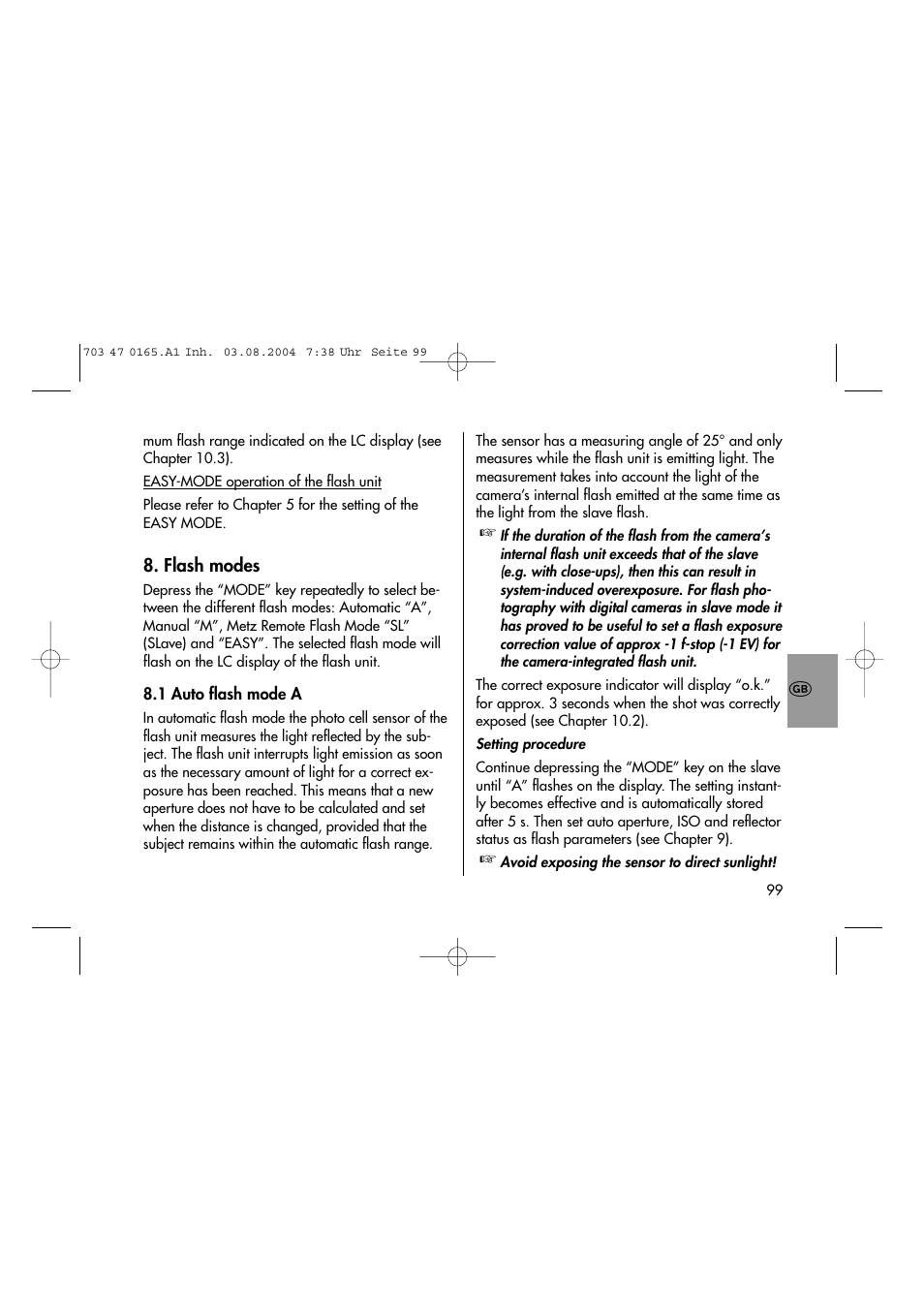 Metz 28 CS-2 User Manual | Page 15 / 33