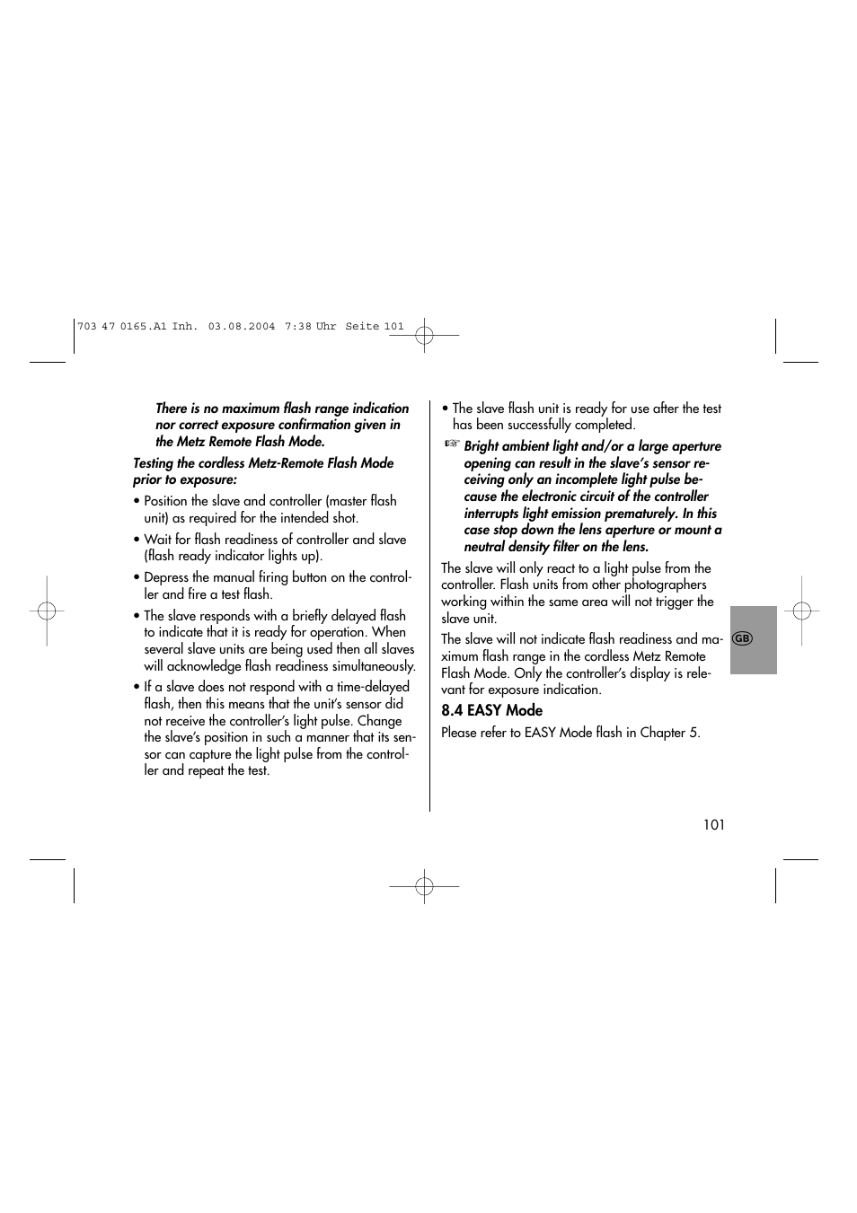Metz 28 CS-2 User Manual | Page 17 / 33